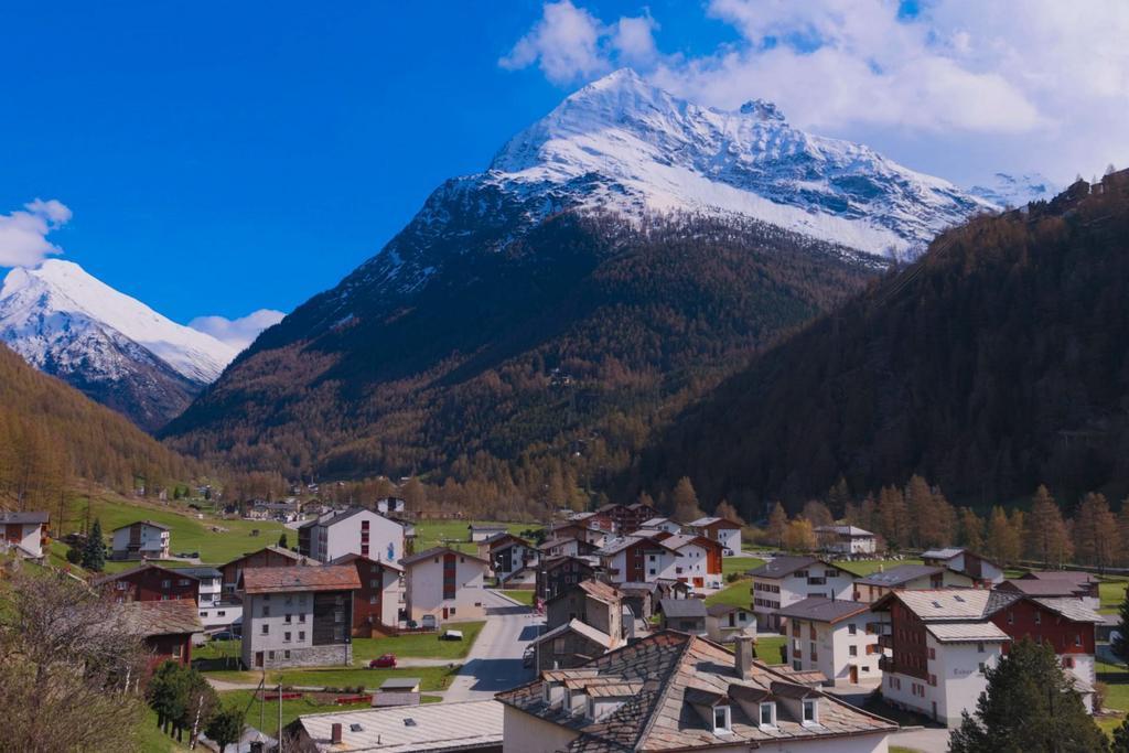 Ferienwohnung Monte Rosa Saas-Grund Exterior foto