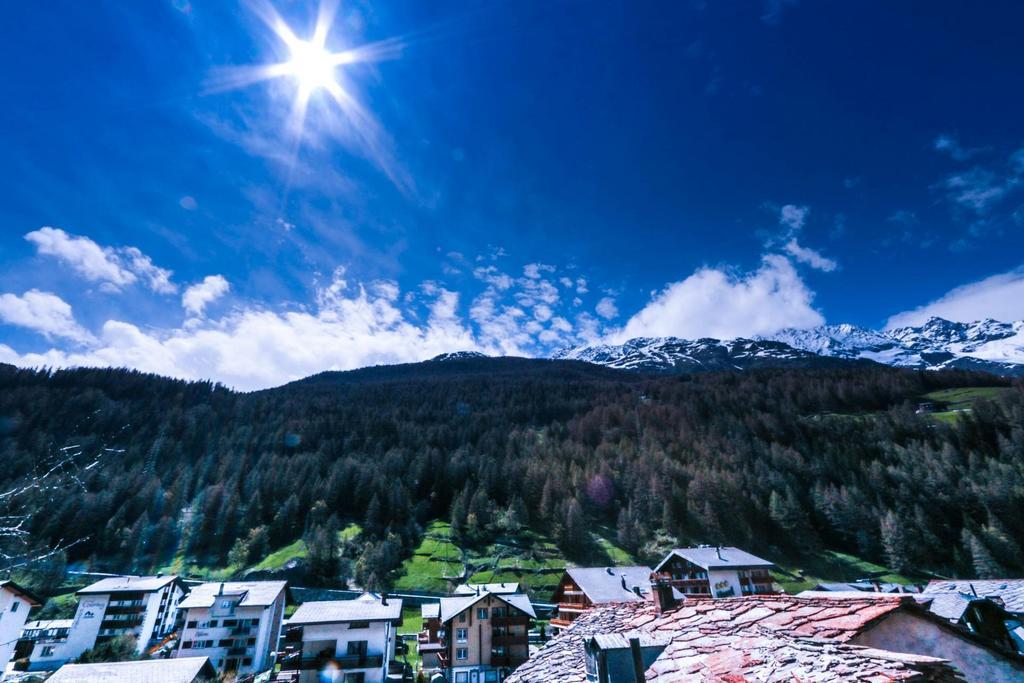 Ferienwohnung Monte Rosa Saas-Grund Exterior foto